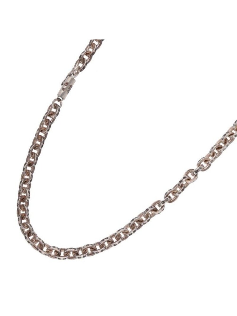Chrome Hearts Paper Chain 24 Silver Necklace